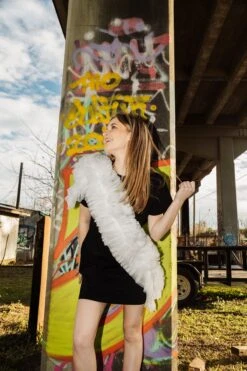 Queen Of Sparkles Ruffle Diagonal Tee Dress 5 Queen Of Sparkles Ruffle Diagonal Tee Dress -Queen of Sparkles IMG 9511