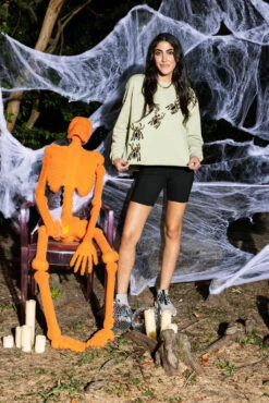 Queen Of Sparkles Black Rhinestone Biker Short -Queen of Sparkles QOSHALLOWEEN 21 2d415a7d 2652 414e 9187 b88874903bd3