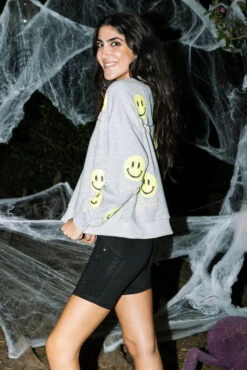 Queen Of Sparkles Black Rhinestone Biker Short -Queen of Sparkles QOSHALLOWEEN 233