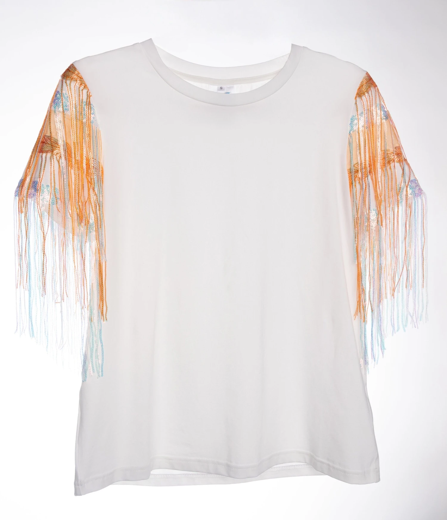 Orange & White Spirit Shaker Tee 1 Orange & White Spirit Shaker Tee