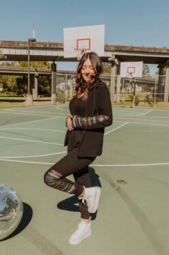 Queen Of Sparkles Sequin Side Jogger