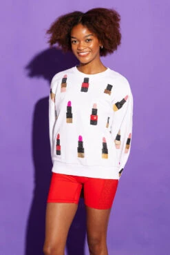 Queen Of Sparkles Red Rhinestone Biker Short 6 Queen Of Sparkles Red Rhinestone Biker Short -Queen of Sparkles qos august 320