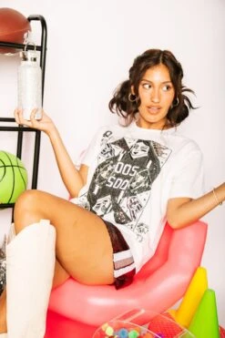 Queen Of Sparkles Black & Garnet Card Tee 5 Queen Of Sparkles Black & Garnet Card Tee -Queen of Sparkles soelstudio QOS Gameday 1587