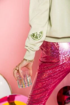 Queen Of Sparkles Light Green Tequila Queen Sweater -Queen of Sparkles soelstudio QOSAug 245