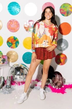 Foxy Queens Sweatshirt -Queen of Sparkles soelstudio QOSDEC 467