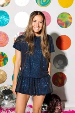 Navy Rainbow Iridescent Active Rhinestone Short 7 Navy Rainbow Iridescent Active Rhinestone Short -Queen of Sparkles soelstudio QOSDEC 511 61a84d1c 438b 4ca8 a225 64a8a5c3c339