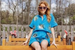 Queen Of Sparkles Bright Blue Sunshine Shorts -Queen of Sparkles soelstudio QOSFEB2023 406 4cb1602a 2a16 4566 8bbf fc6848c948c7