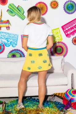 Fiesta Glitter Script SS Sweater -Queen of Sparkles soelstudio QOSAPRIL 463