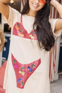 Cherry QOS Bikini Coverup -Queen of Sparkles soelstudio QOSMAY2023 291