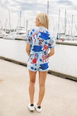 Queen Of Sparkles Light Blue Animal Shorts -Queen of Sparkles soelstudio QOSMAY2023 627 a7bf76ae a982 4bcc 86fa 085b154a6d30