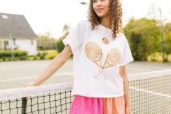 Queen Of Sparkles Gold Tennis Tee -Queen of Sparkles soelstudio QOSMarch2023 380 0ec0bd1c b87c 4a55 8830 bb5e0acea9ac