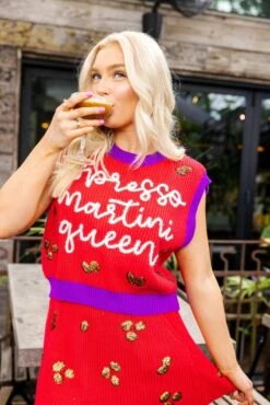 Red Coffee Bean Skirt -Queen of Sparkles soelstudio QOS JUNE 157 ae5068c3 2caa 4898 a984 4798fde9ba34