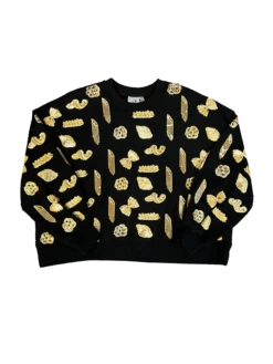 Queen Of Sparkles Black Pasta Sweatshirt